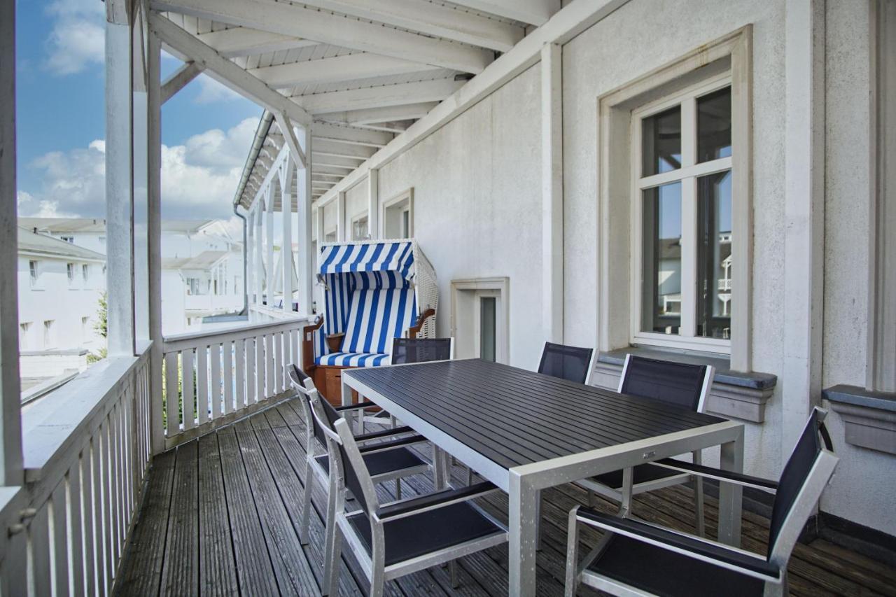 Balkon, Gratis Nutzung Vom Ahoi Erlebnisbad Und Sauna In Sellin - Residenz Strandeck Fewo01 Goehren  Εξωτερικό φωτογραφία